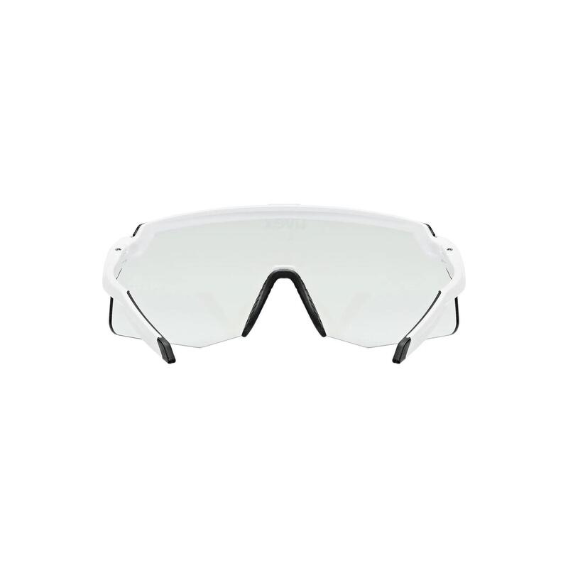Okulary rowerowe Uvex Pace Stage S V - white matt/mirror blue