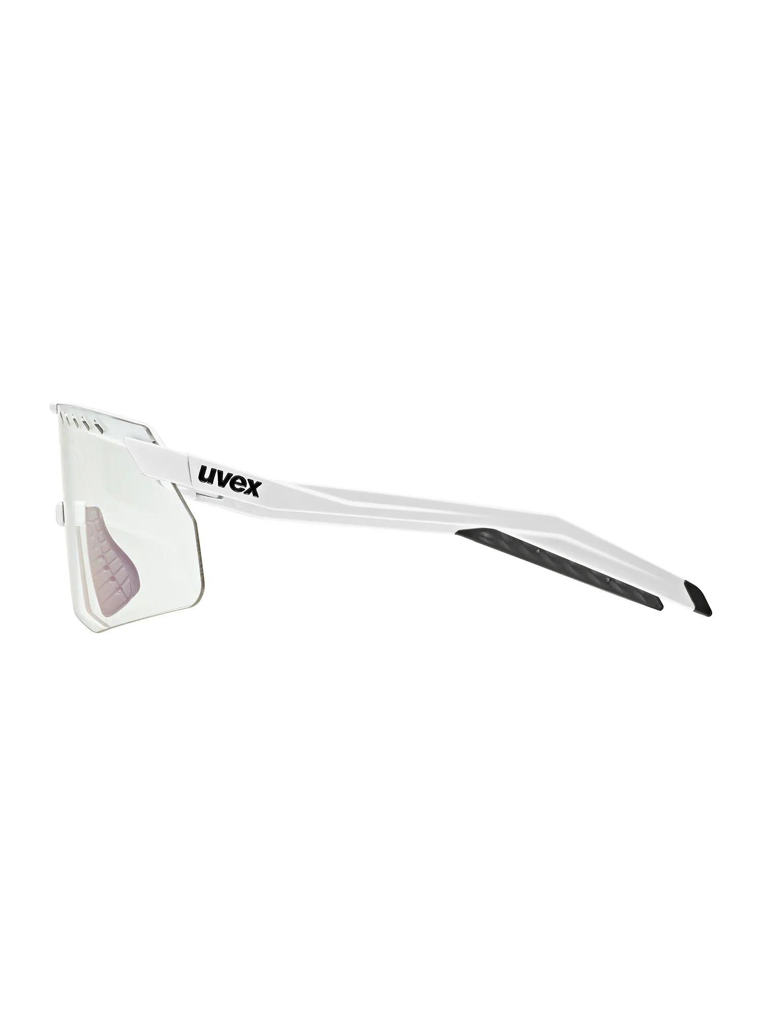 Okulary rowerowe Uvex Pace Stage S V - white matt/mirror blue 3/6