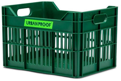 Urbanproof Junior Fahrradkorb 15L - Nachhaltig und Stilvoll Grün