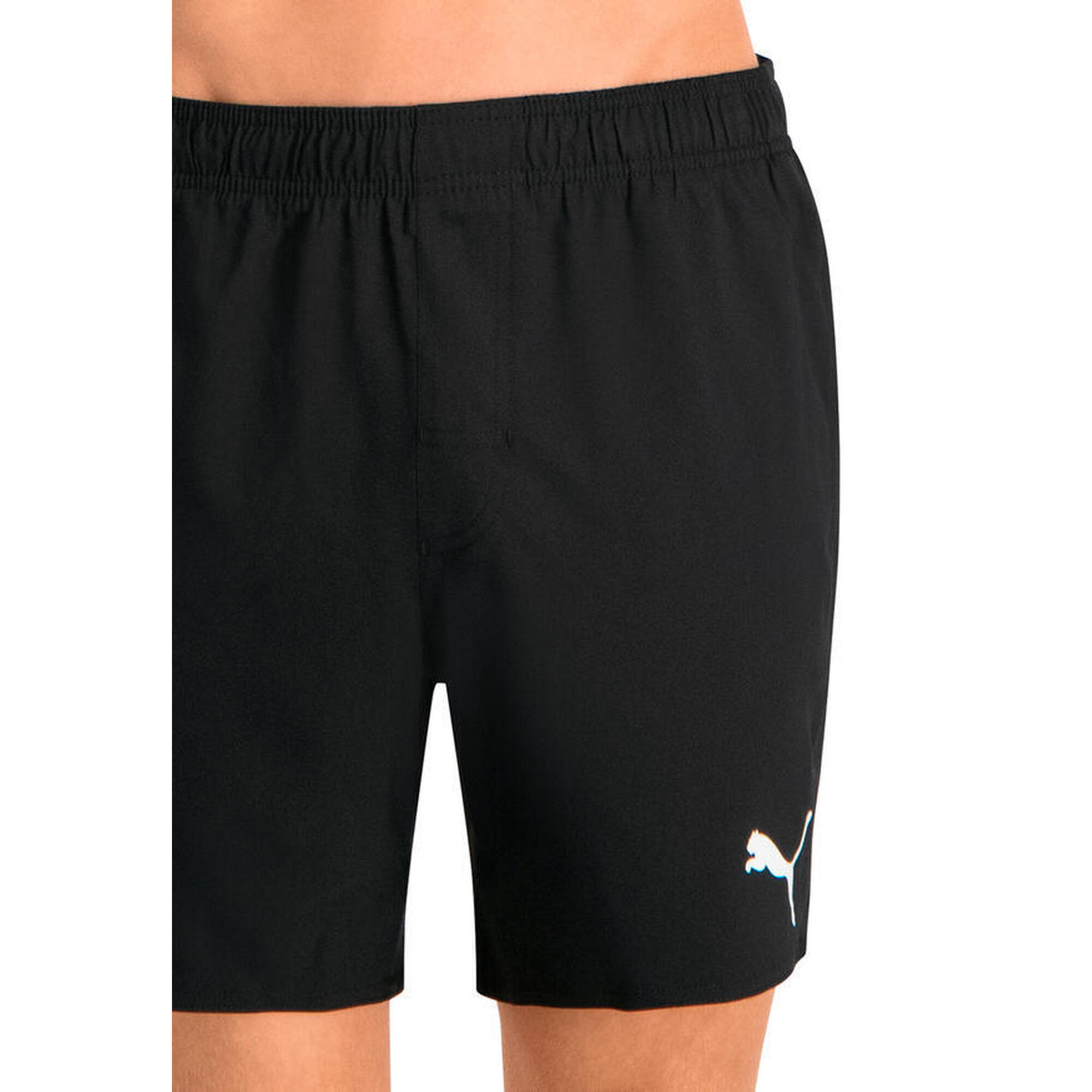 Pantaloni scurti barbati Puma Swim Men Mid Shorts 1p, Negru