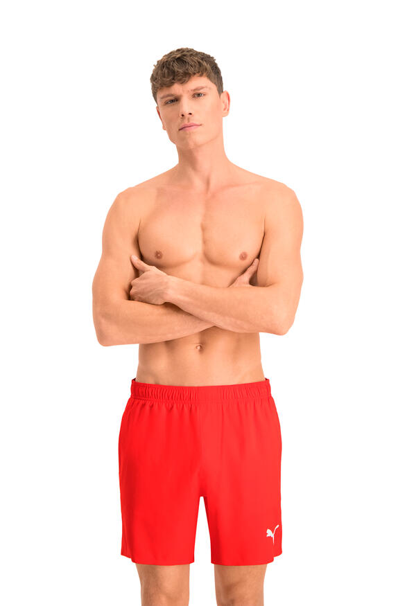 Puma Zwembroek Mannen Mid Shorts Red 7/7
