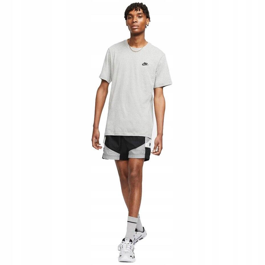 T-Shirt Nike Nsw Club, Cinza, Homens 7/7