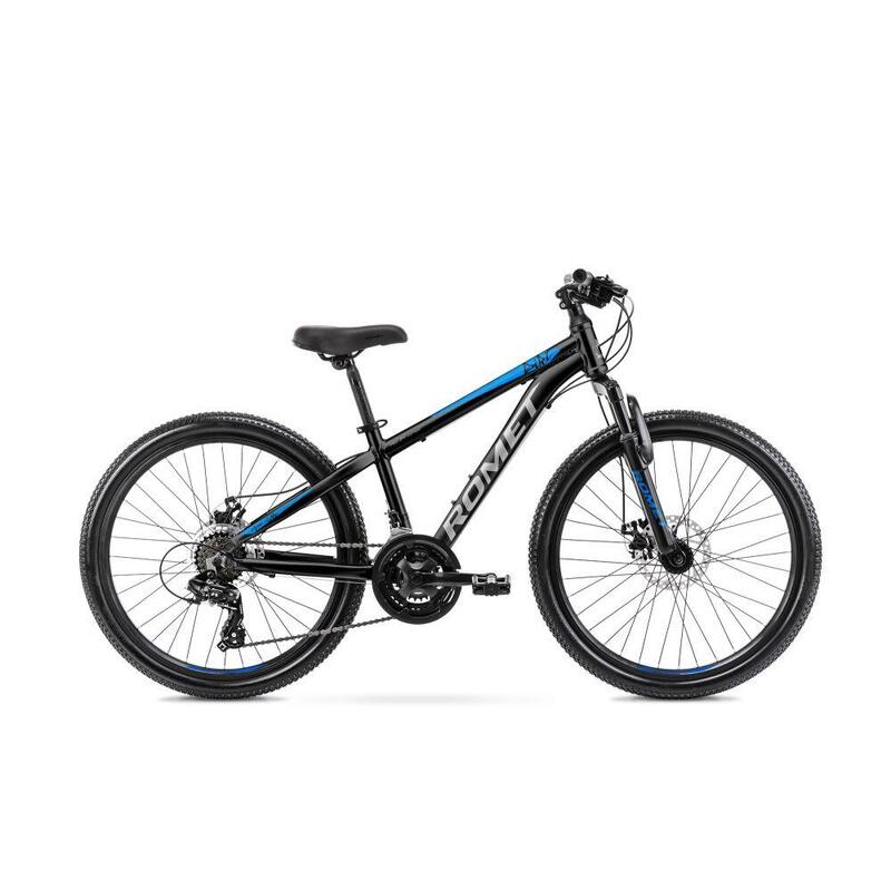 Rower górski junior Romet Rambler Dirt 24 S(13") czarno-niebieski