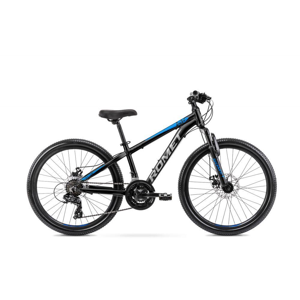 Rower górski junior Romet Rambler Dirt 24 S(13") czarno-niebieski