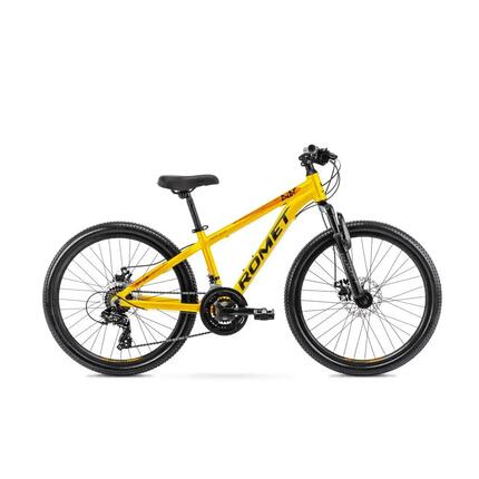 Rower górski junior Romet Rambler Dirt 24 S(13") żółto-pomarańczowy