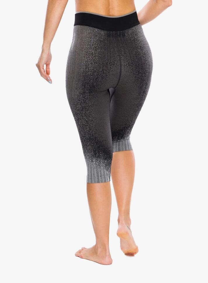 Legginsy termoaktywne damskie Odlo Performance Warm Blackcomb BL Bottom 3/4