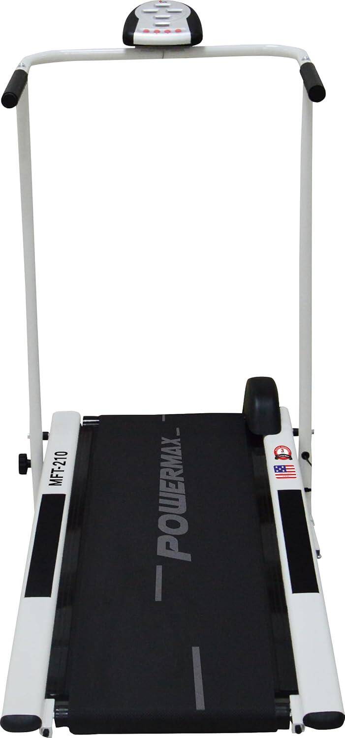 PowerMax Fitness Mft-210 Non-Electric 2 in 1 Manual Treadmill for Home Use with Twister,3-Level Incline,Vertical Foldable Exerci -  4