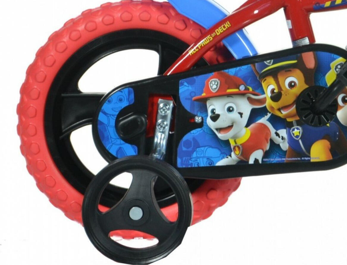 Kinderfiets 12 inch 3 jaar Paw Patrol 4/7