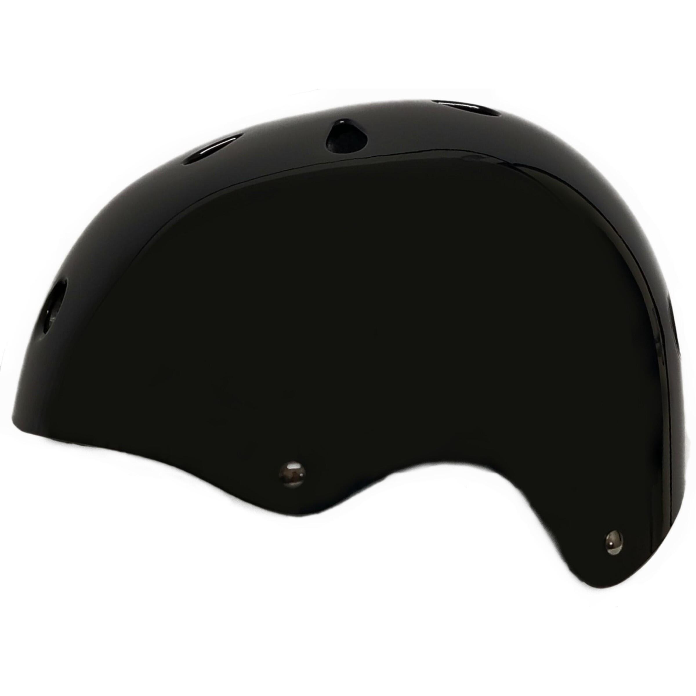 LAUNCH BMX/Skateboard/Scooter/Bike/Bicycle Helmet M 54-58cm - Gloss Black 3/7