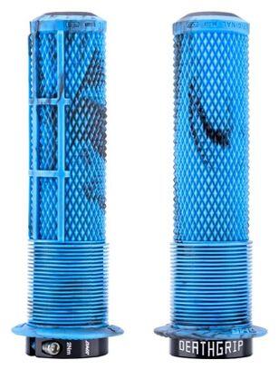 DMR DMR Handlebar Grips DeathGrip 2 Flanged - Thick  - Blue Marble