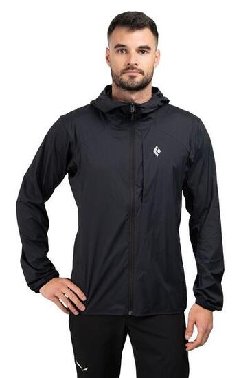 Giacca trekking uomo Softshell Alpine Start Hoody nero