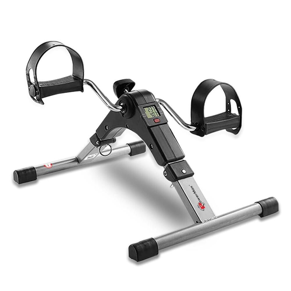 PowerMax Fitness BS-MINI Mini Cycle | Adjustable Resistance | Digital Display