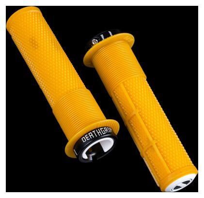 Paar DMR Deathgrip2 Flange Grips Geel 2/2