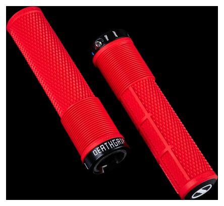 Paar DMR Deathgrip2 Flangeless Grips Rood 2/2