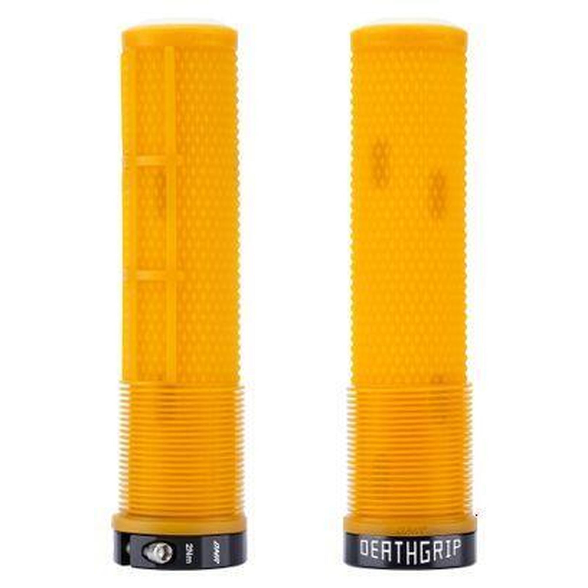 Paire de Grips DMR Deathgrip2 Race Grips Flangeless Jaune      2999€ 3400€ -11%    * La vente débute le 10/07/2025    DMR Paire de Grips DMR Deathgrip2 Race Grips Flangeless JauneVendu exclusivement en ligne   