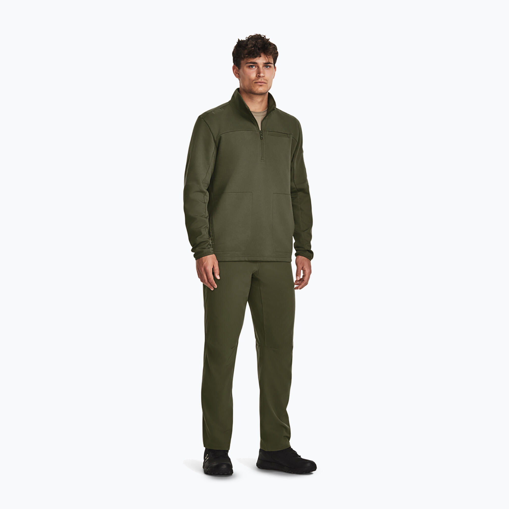 Under Armour Tactical Rival Job Fleece 1/4 Zip Herren Sweatshirt 2/5