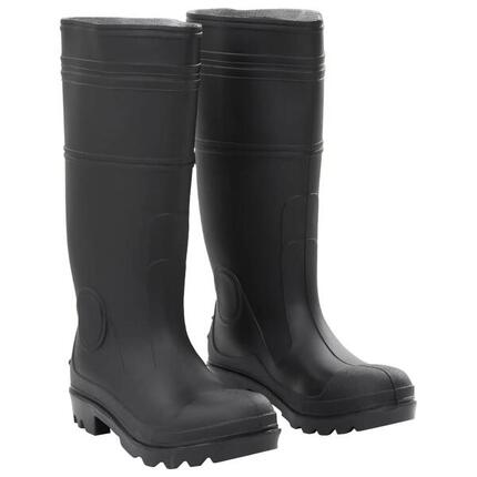 VidaXL Bottes de pluie PVC Taille 39 Noir