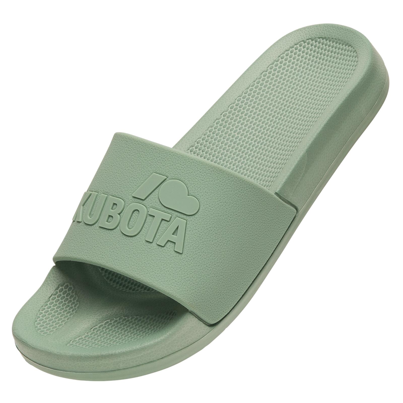 Kubota - Kubota Claquette Basic Plain Femme Sandales À Enfiler - Claquettes - Vert - Decathlon