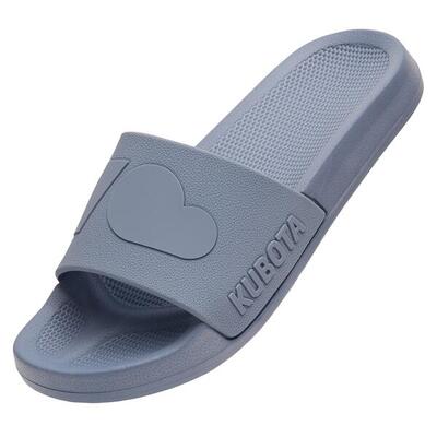Kubota Badelatschen Basic Plain Cloud Herren Badesandalen