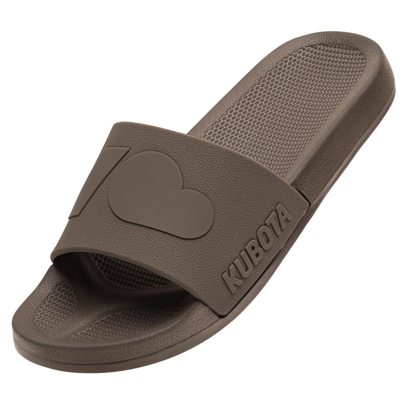 Kubota - Kubota Claquette Basic Plain Cloud Femme Sandales À Enfiler - Claquettes - Marron - Decathlon