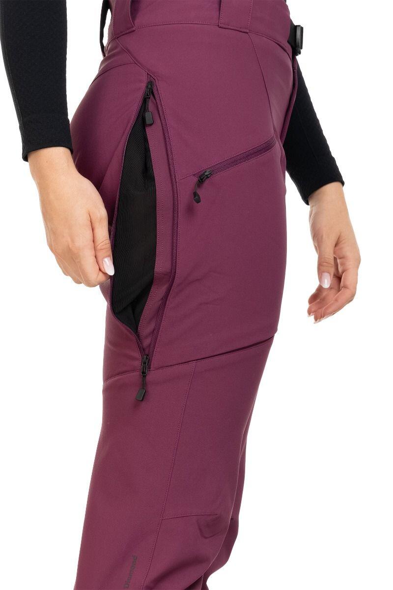 Pantaloni trekking donna softshell Dawn Patrol Women viola 5/7