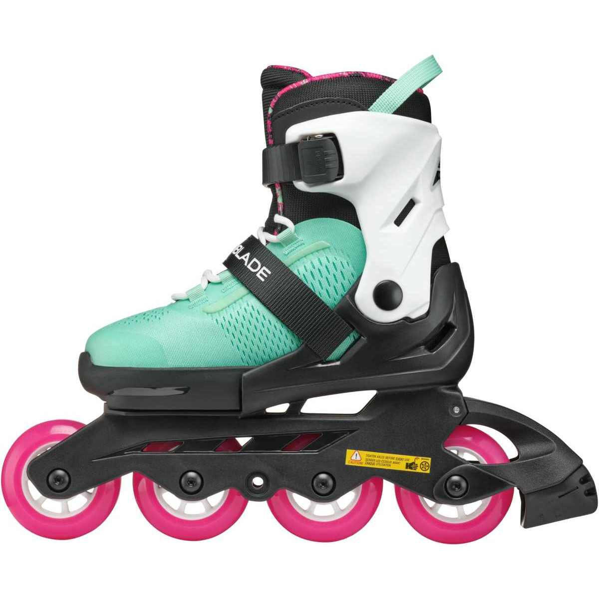ROLLERBLADE Roller Fitness Enfant Microblade XT Noir Vert de Mer 7/7