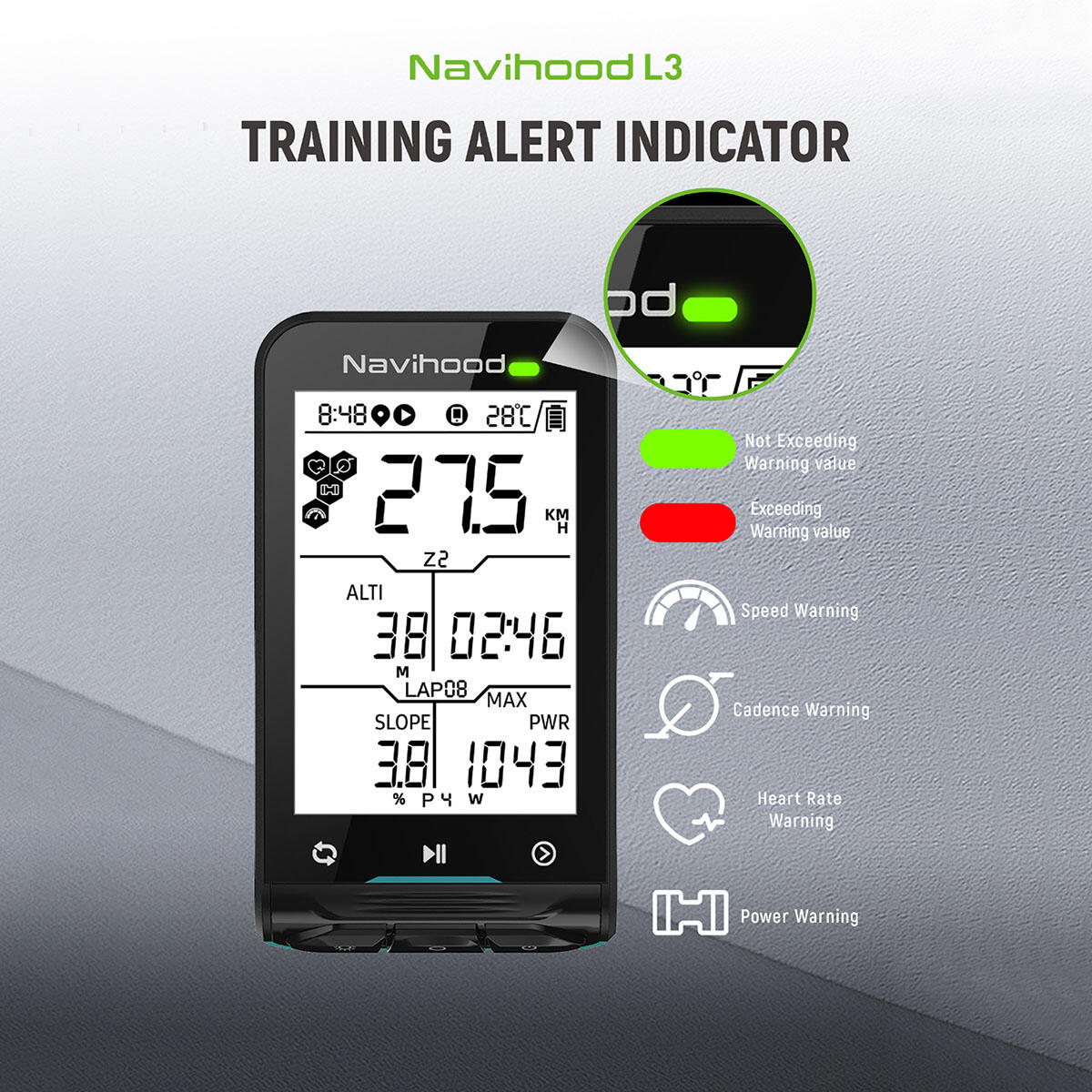 Compteur de Vélo GPS M2 Oval - Essentiel pour Cyclistes 6/6