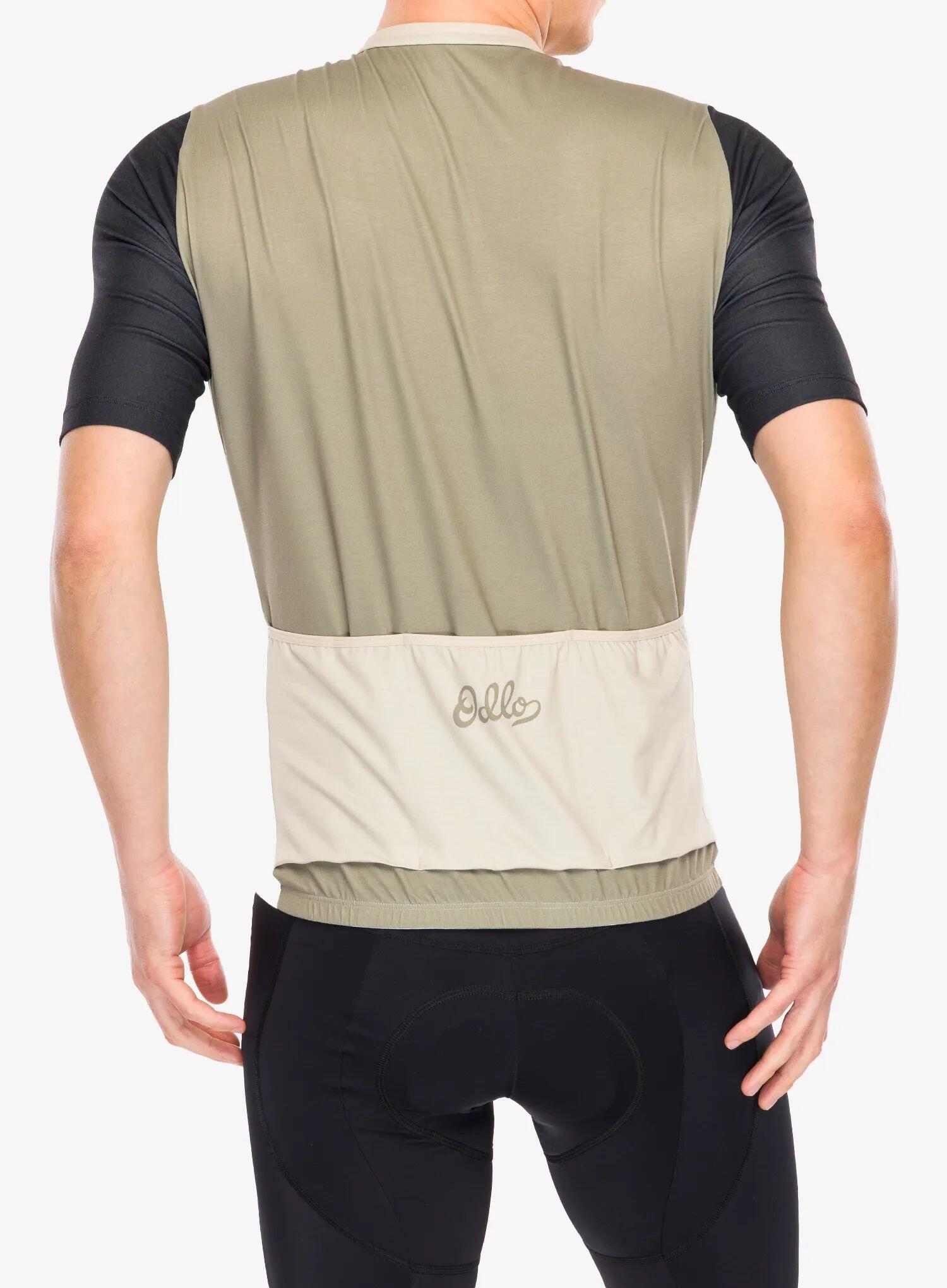 Maillot de cyclisme à zip intégral et imprimé héritage Essentials ODLO 4/7