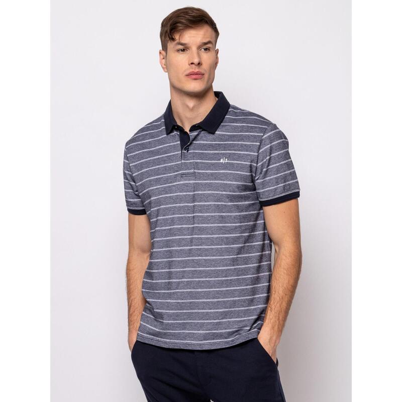 Tricou cu mânecă scurtă, cu guler, pentru bărbați DOLEN