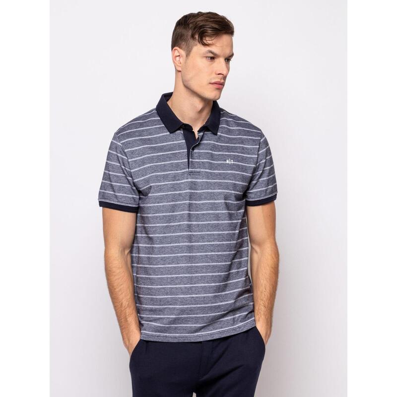 Tricou cu mânecă scurtă, cu guler, pentru bărbați DOLEN