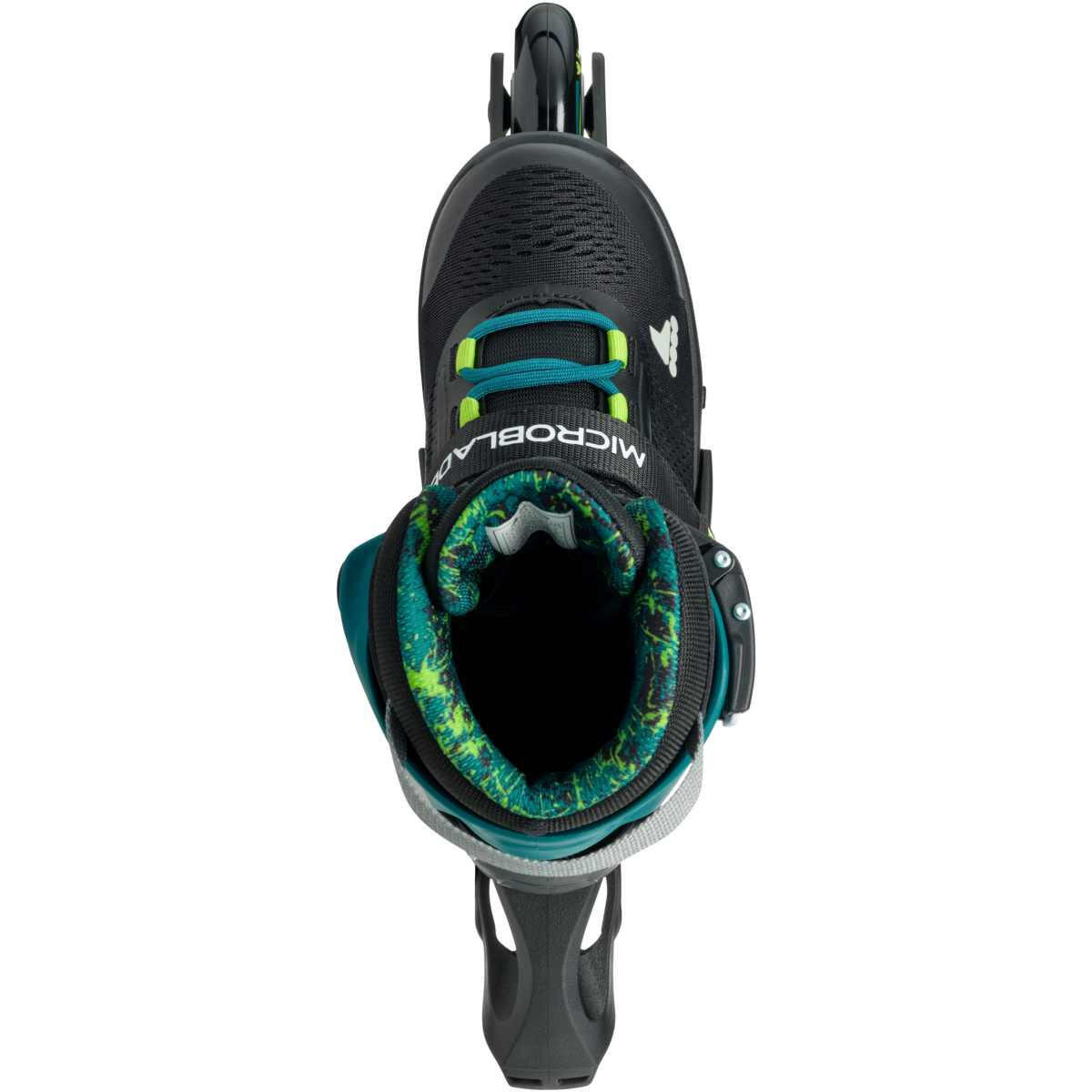 Rolki dziecięce Rollerblade Microblade XT Black Petrol Green 7/7