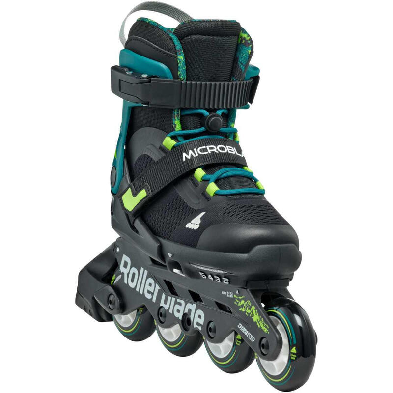 Rolki dziecięce Rollerblade Microblade XT Black Petrol Green