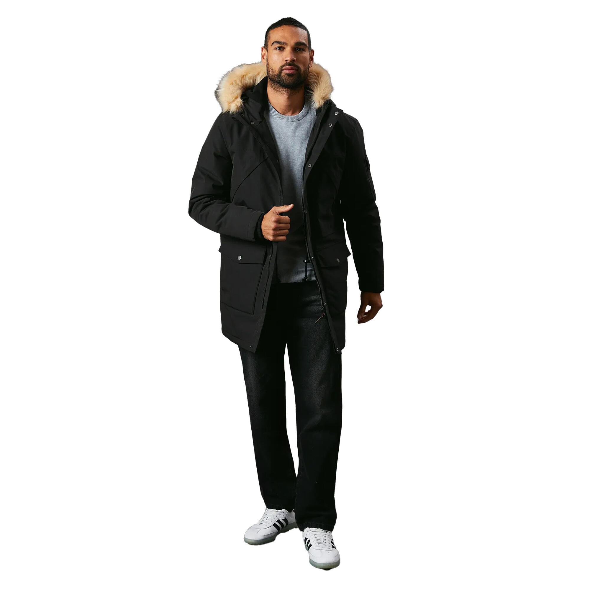 Maine Mens Hooded 4 Pockets Parka