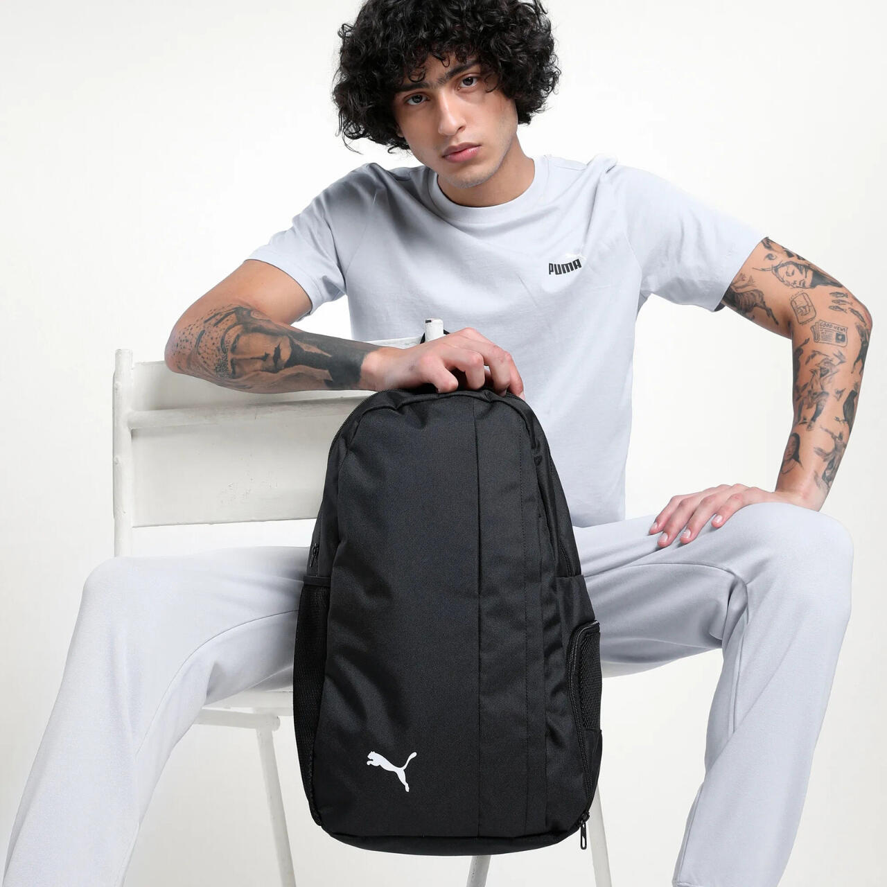 Mochila Puma 24 L, compartimento principal con cremallera doble 7/7