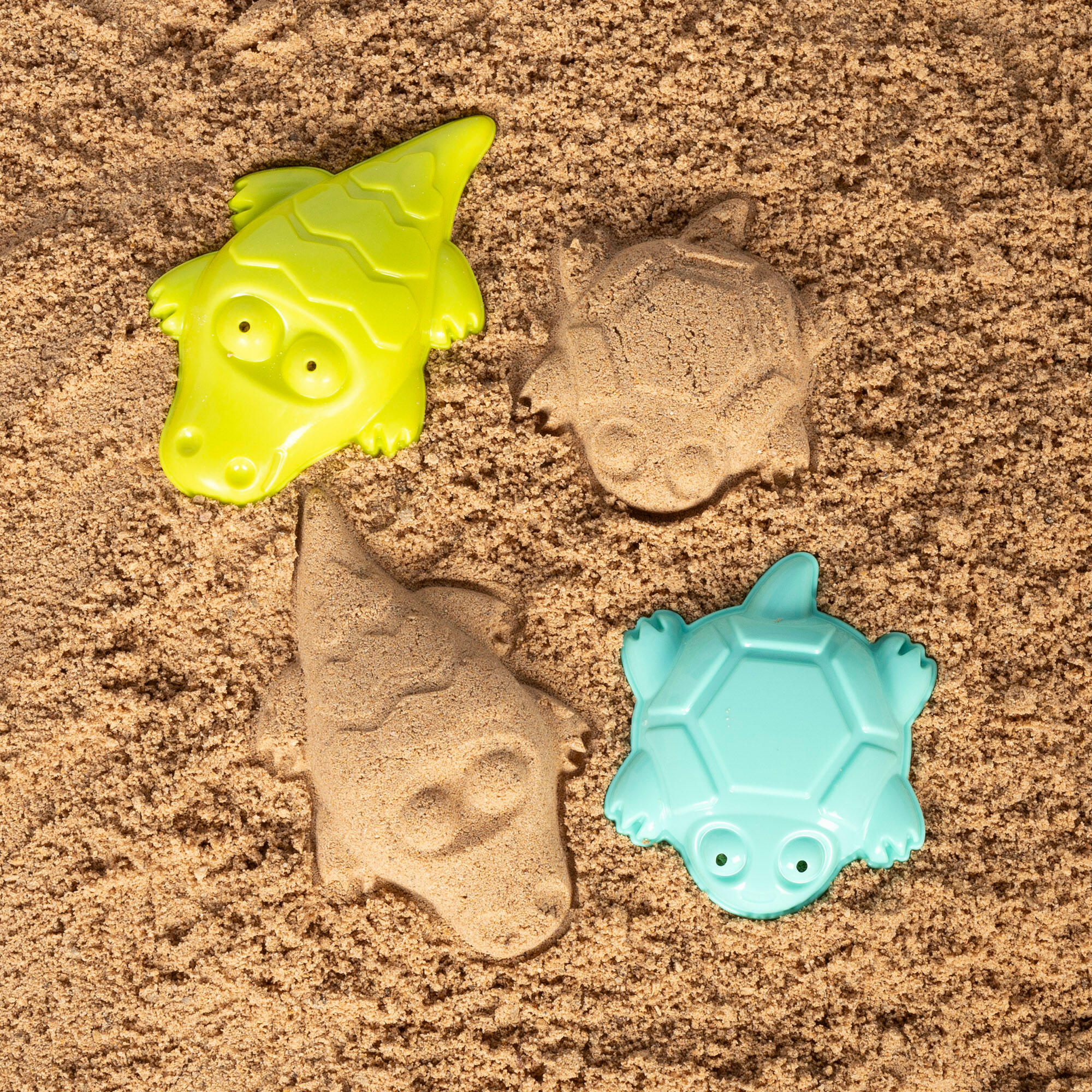 Set de playa Cubo con palas y accesorios Color Beach 6/7
