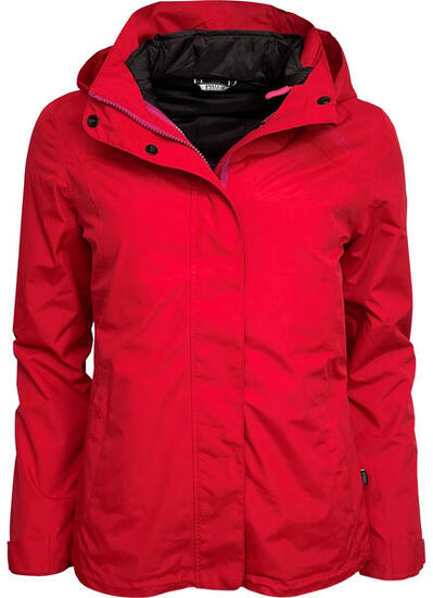 Veste 3 en 1 AGNES pour femmes cherry-rouge