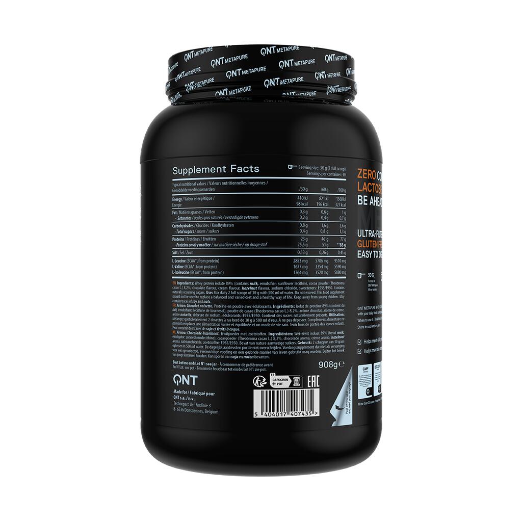 Metapure Whey Isolate Zero - Chocolate Hazelnut Flavour - 908 g 3/3
