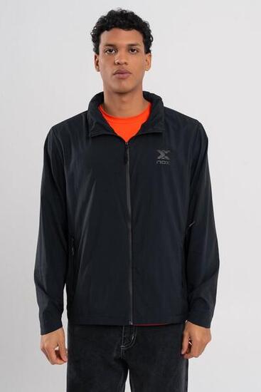 Giacca antivento da uomo TEAM nera