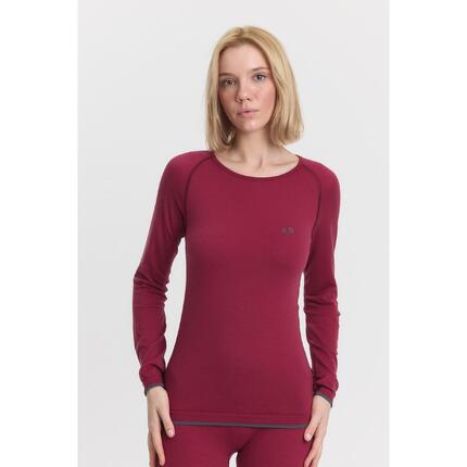 Koszulka termoaktywna damska Woolona Life bezszwowa Merino z długim rękawem