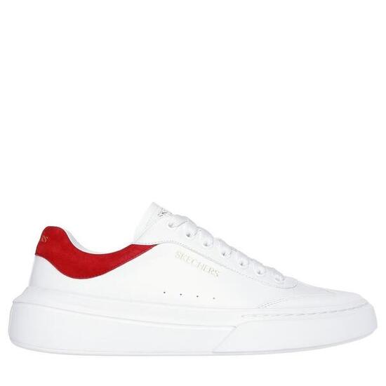 Baskets HOMME Skechers Cordova Classic-lighto BLANC-roja