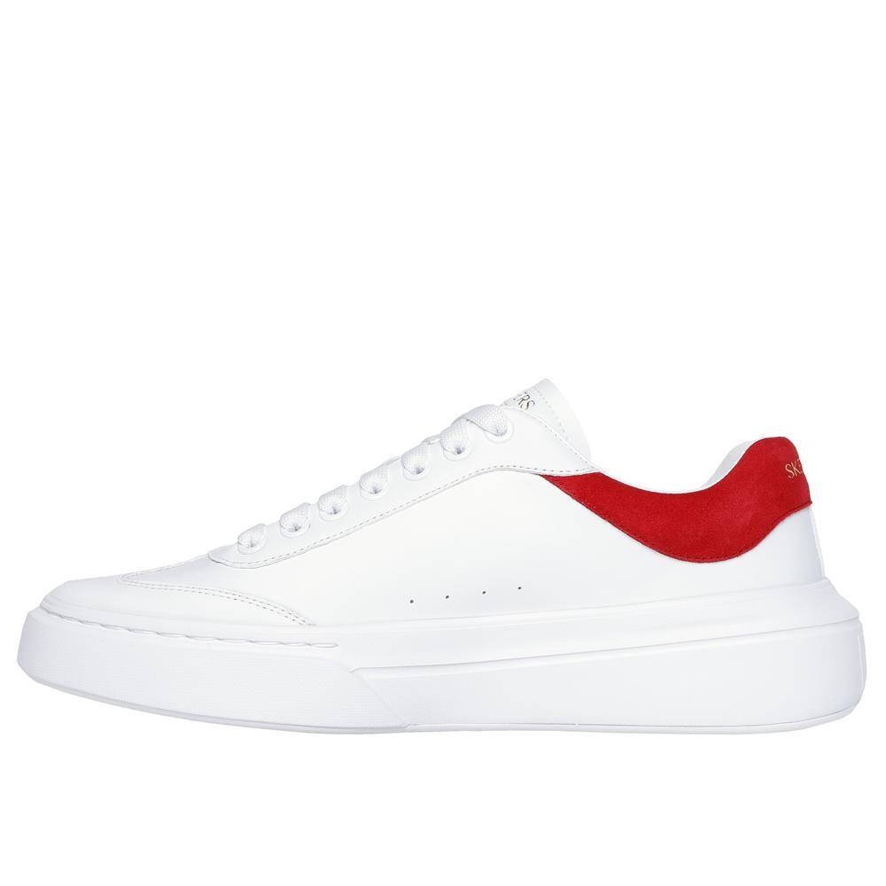 Baskets HOMME Skechers Cordova Classic-lighto BLANC-roja 5/5