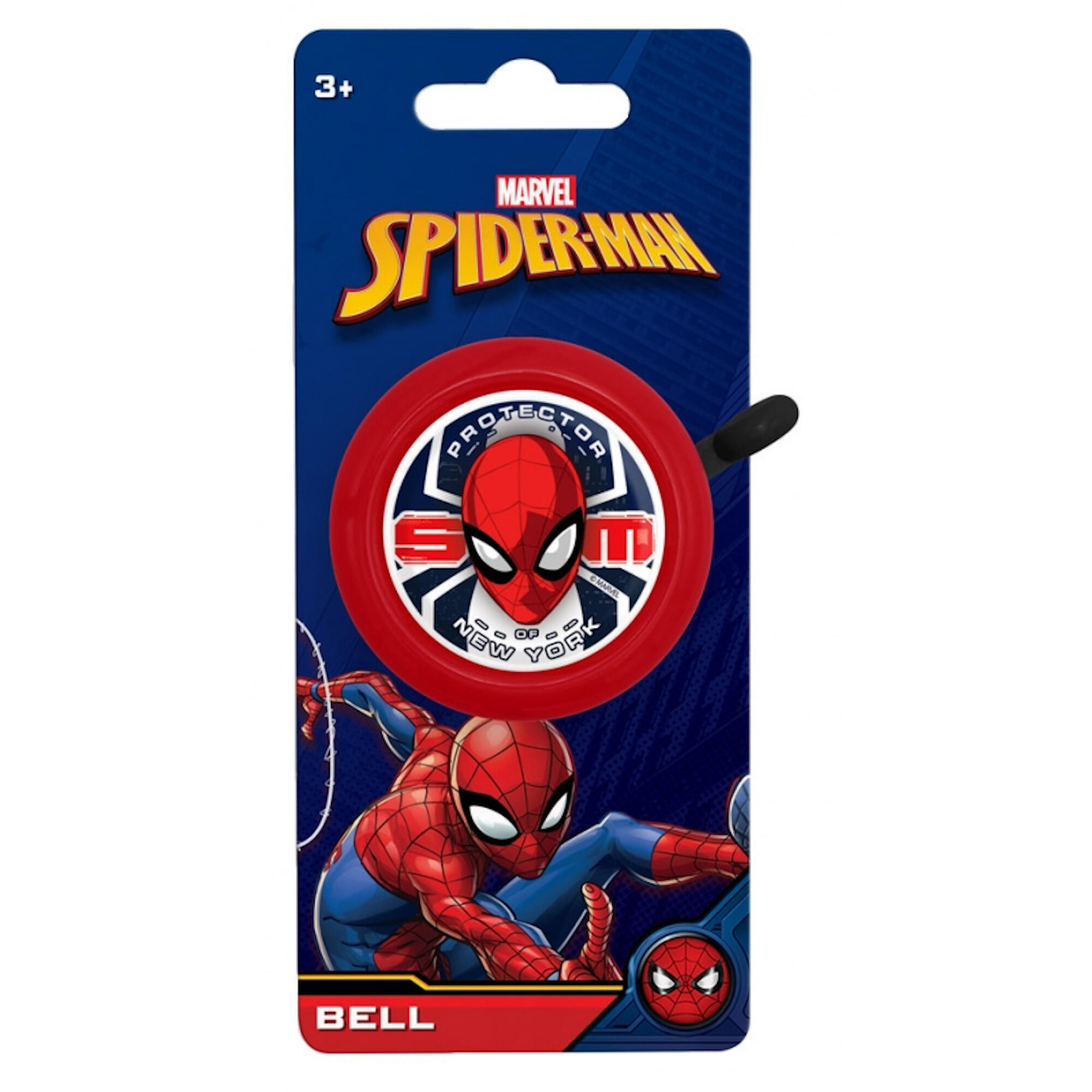 Spider-Man Fietsbel 55 mm in Rood voor Jongens 2/3