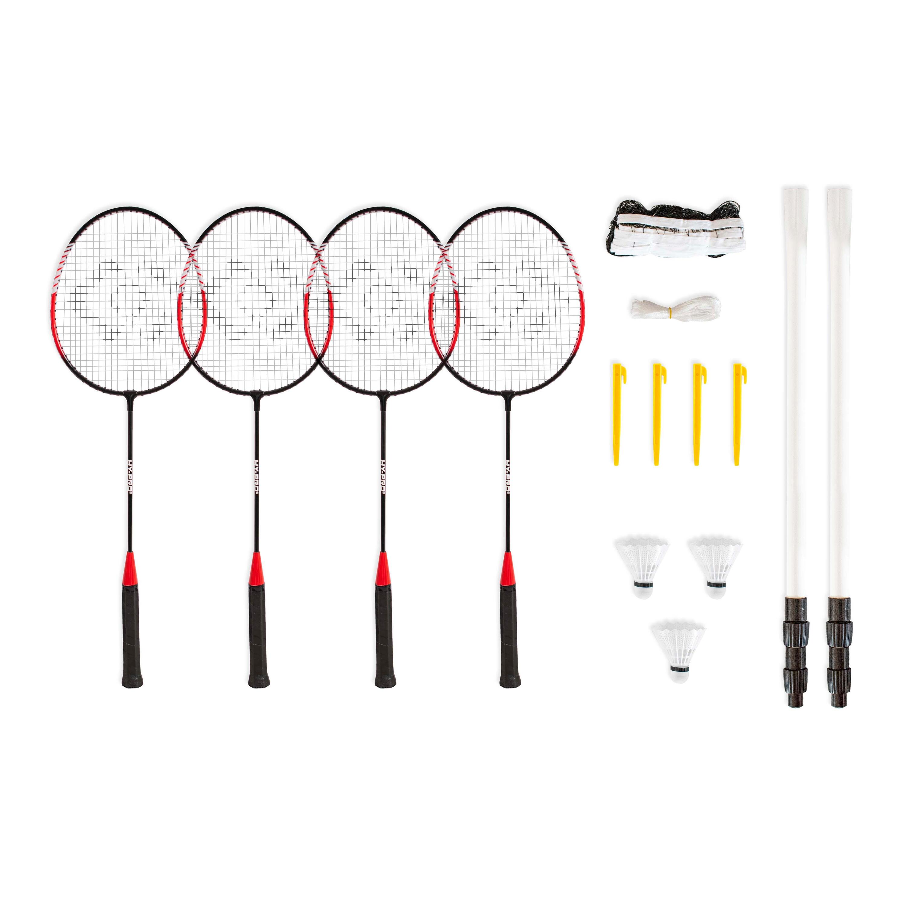 HY-PRO Hy Pro 4 Person Badminton Set