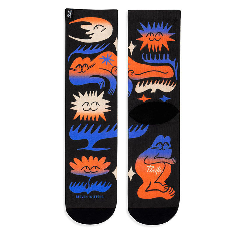 Calcetin Running con tejido Coolmax Unisex Dreamy, sublimado Multicolor 3/4
