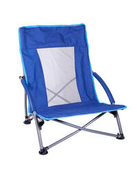 CHAISE PLIANTE AVEC HOUSSE - BLEU MARINE