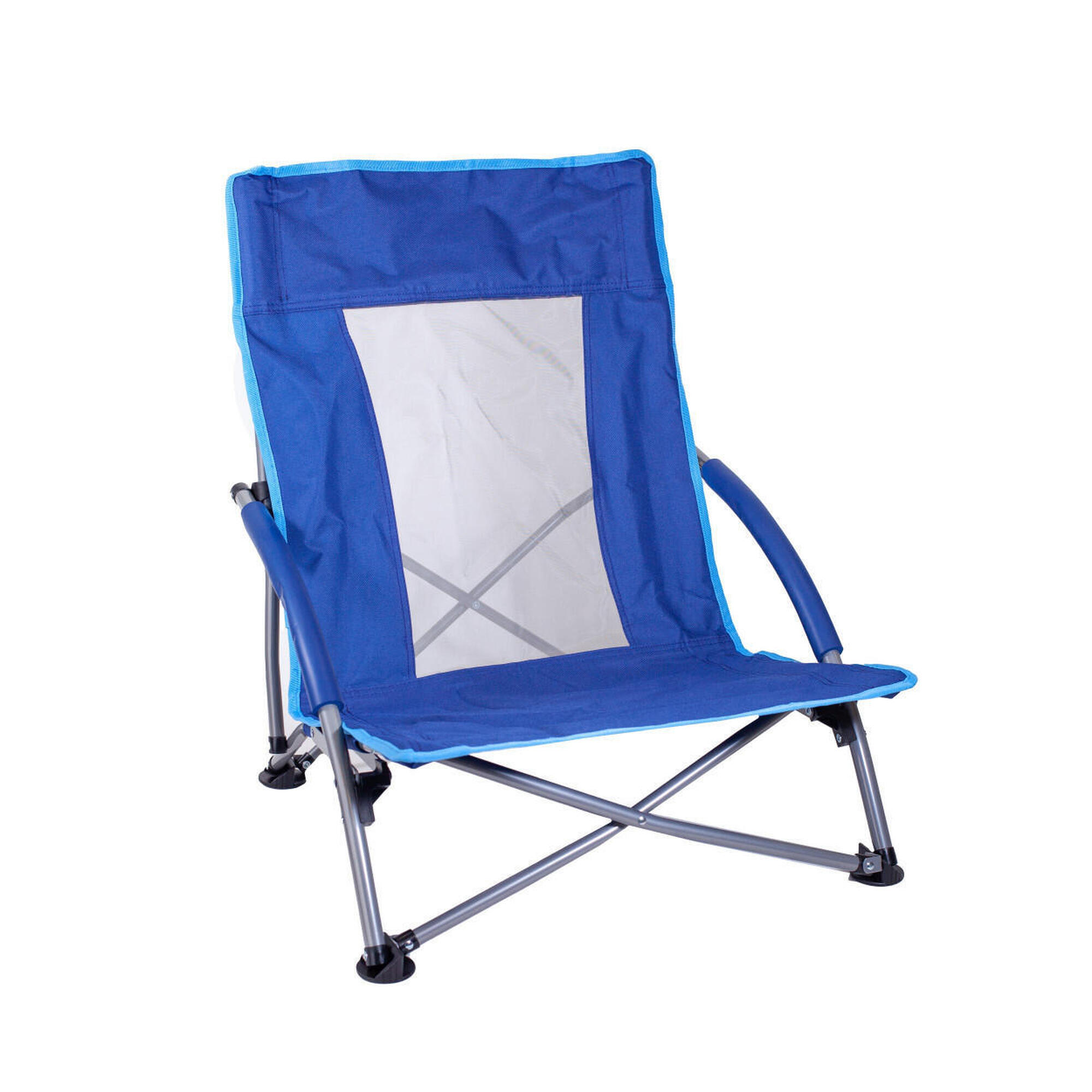 Sun & Surf - Chaise Pliante Avec Housse - Bleu Marine - Siège Pliant - Bleu - Taille Unique - Decathlon