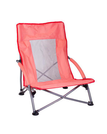 CHAISE PLIANTE AVEC HOUSSE - CORAIL