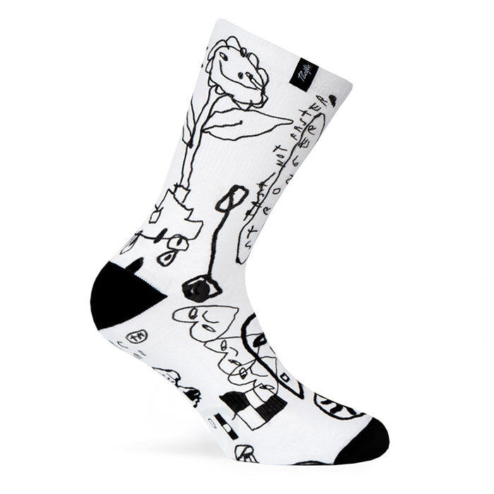 Vogel Chaussettes de course en tissu Coolmax unisexe, multicolore sublimé 2/4