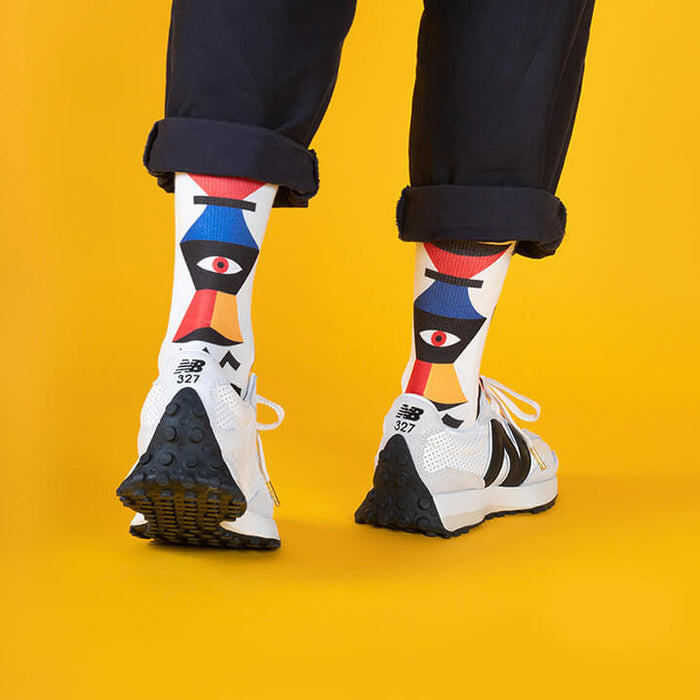 Chaussettes de running avec tissu Coolmax Unisex Be You, sublimé Multicolore 3/5