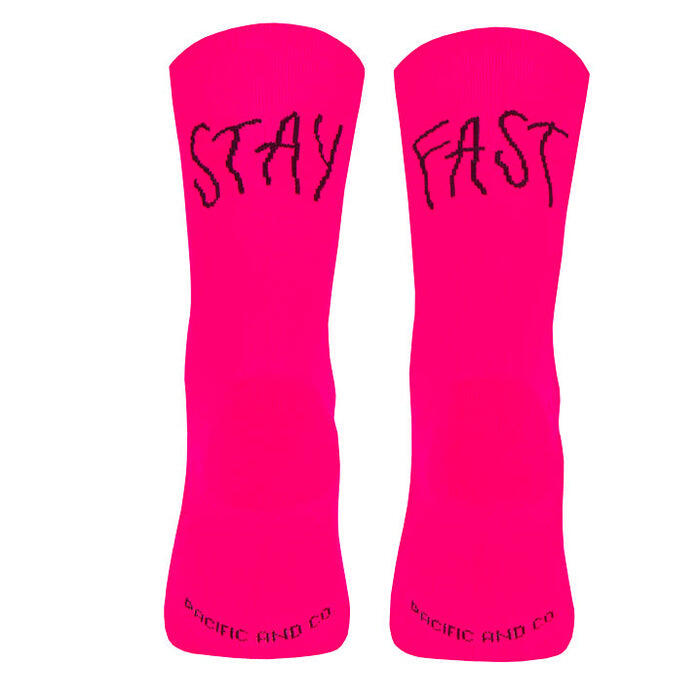 PACIFIC AND CO Meias Unissex - Pacific Fast - Pink Neon